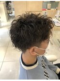 ツーブロックパーマスタイル