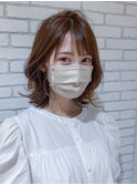 20代30万40代 小顔ひし形レイヤーミディアム リノ吉祥寺