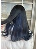 《チラ見えがカワイイ》インナーカラー＋全体カラー　￥12000～