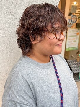 アネーロバイエーケー(ANHELO by AK) ショートウルフ / パーマ / ハイライトカラー