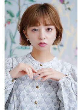 エフ コレクション 摂津店(F collection) 【F-collection】グレージュカラー*とろみワンカールボブ