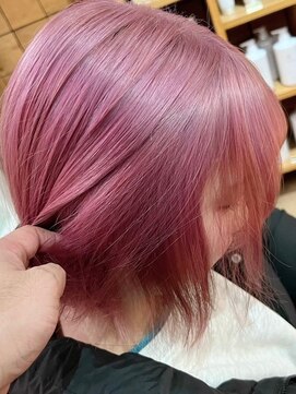 リシェール 北越谷店(RICHAIR) 前髪/マッシュウルフ/インナーカラー/北越谷/パーマ/ショート