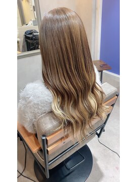 オーヘアー 南柏(OxO Hair) インナーカラーミルクティー/南柏