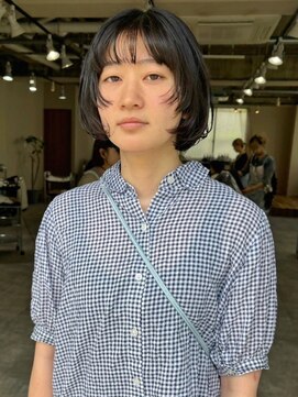 トナリ(tonari) 顔周りカット　マッシュショート　前髪あり【鹿児島中央】