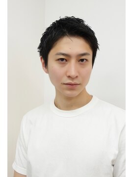 ソワ 錦糸町(soi) スパイキーショートウルフカットツイストスパイラルパーマ黒髪