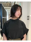 切りっぱなしボブ
