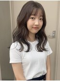 縮毛矯正ストレートパーマブリーチなしブラウンハッシュカット