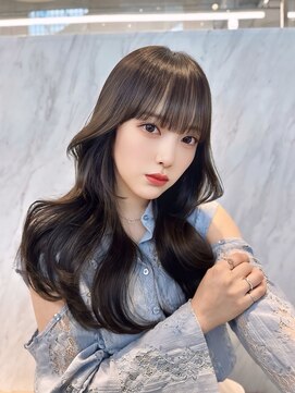 クム(kumu) 【kumu】ハイレイヤー/くびれ巻き/透け感バング/名古屋