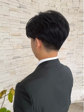 デビュー ヘアーメイク ダークアッシュ/ニュアンスパーマ/韓国マッシュ/スペインカール