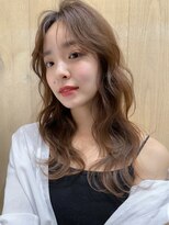 バイオレット 栄店(Violet)&nbsp;セミロングレイヤーセミディシアーベージュニュアンスカラー