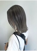 白髪ぼかしハイライト/マロンベージュ/30代40代50代