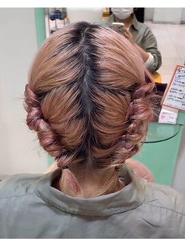 ラピッシュ 二和向台店 ピンクヘア♪おしゃれアレンジ