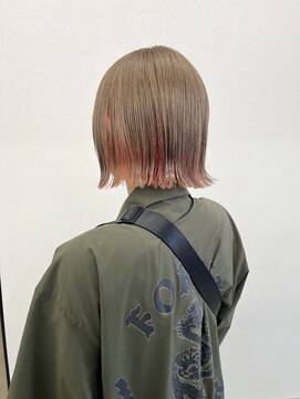 ソソ(soso) 【soso 伊勢田】ミニボブ/ブリーチカラー/インナーカラー/横浜