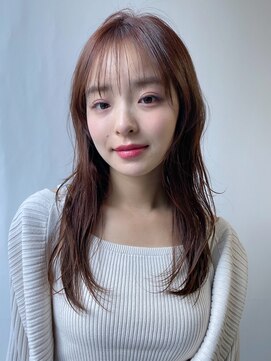 エトラ 渋谷店(etora) 小顔 前髪 レイヤーカット チェリーブラウン"