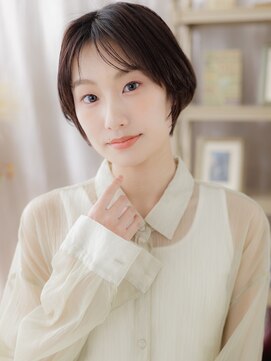 カバーヘア イヴ 戸頭店(COVER HAIR EVE) ナチュラルヘルシースタイル前髪なしショートc7戸頭20代30代40代