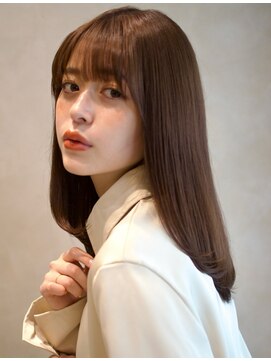 ガーデンヨコハマエスト(GARDEN YOKOHAMA est) ミディアムレイヤー レイヤーカット 顔周りカット ワンカール