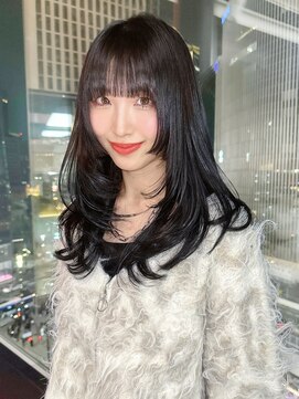 アイティーバイアルバム 下北沢店(IT by ALBUM) ロングくびれヘア韓国ヘア顔周りレイヤー_F0709