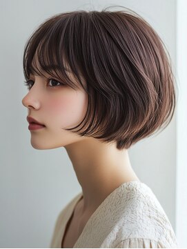 ロディーナ 大口 新子安(rodina) 20代30代40代◎ナチュラルショートボブ/インナーカラー/髪質改善