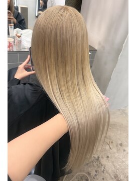 グロウ 渋谷(grow) ミルクティープルエクステ