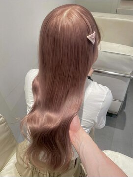 17177ダブルカラーモーブブラウンレイヤーカットココアブラウン