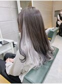 インナーカラーホワイトカラー