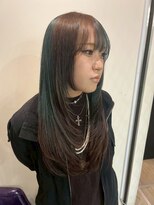 ブリックバイブレイス 千葉 千葉中央(brick by brace)&nbsp;千葉駅/着物ヘア/大人ガーリー/ダークアッシュ/似合わせカット