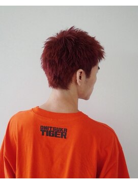 ロマリア 渋谷 渋谷宮益坂(Lomalia) Lomalia渋谷ハイトーンレッドショートヘア