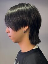 エルマーク 表参道(L-MARK) マッシュウルフ/スパイラルパーマ/メンズ/マッシュヘア/学割