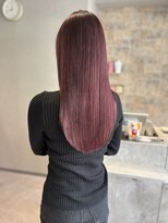 ラディクス(Radix)&nbsp;【下田】髪質改善トリートメントピンクラベンダーロングヘア