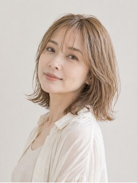 パルフェ ヘアー バイ オーク 九大学研都市(parfait hair byOAK) 外はねボブ