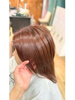 ヘアーラウンジ エゴ(Hair Lounge EGO) 春のイメチェンヘアカラー コーラルピンク