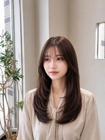 ビーアップヘアー(be:up hair)&nbsp;艶髪ロングレイヤー×縮毛矯正