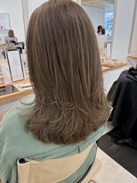 トリート 千葉店(TREAT)&nbsp;40代のお客様/レイヤーカット/白髪馴染ませカラー