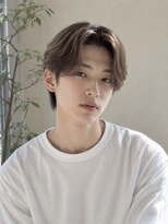 レーヴ(Reve)&nbsp;MEN'S HAIR/ニュアンスパーマ/リバースセンターパート/目黒/品川