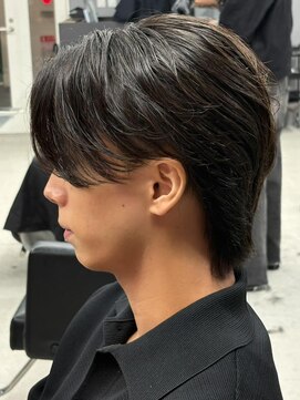 エルマーク 本山(L-MARK) センターパート/フェザーパーマ/スパイラルパーマ/men's