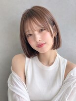 リア トーキョー(Lia TOKYO) 【工藤武士】大人ボブ×柔らかブラウン自然な艶髪ストレートヘア