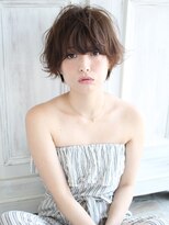 ペイジス(Pages)&nbsp;【ＴＨＲＯＷ】シフォンベージュ×シフォンショート