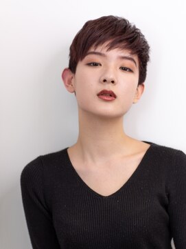 シータ(sheta) 【sheta/表参道】斜めバング ミニマムベリーショート