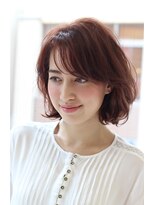 ノーヴェ(Nove)&nbsp;３０代～40代にオススメ　ピンクアッシュ×ソフトボブ