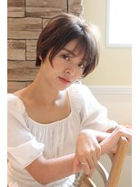 30代40代に人気シルエットが綺麗に見えるショートボブ