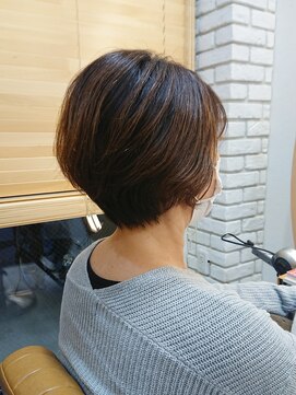 アドラーブル けやき通り店(adorable) ふんわり【クリープパーマ】【ショートボブ】10代20代30代