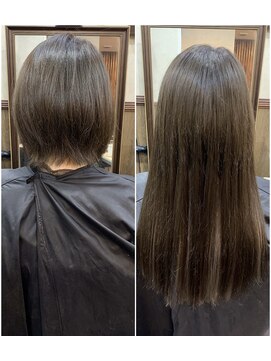 ディー エメ(D-aimer-) タイトめな地毛に合わせたシールエクステ