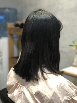 クシュ 所沢東口店(kusyu...) カーキグレージュマッシュショートボブフェザーバングヘナ(所沢)