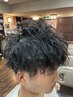 【好印象ヘア】カット+カラー（白髪染め）　￥9000+500円で顔剃り