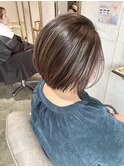 【NABLA】ショートボブハイライトバレイヤージュ