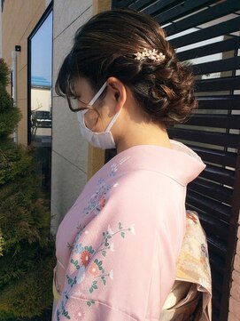 美容室倉子 お着物に似合うヘアスタイル