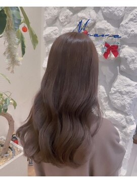 モアナバイヘッドライト 沖縄八重瀬店(Moana by HEADLIGHT) Moana【八重瀬】#ミルクティー#ピンクベージュ#ダブルカラー