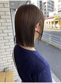 ぷつっとミディ×ベージュカラー
