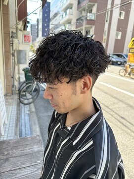 ハシゴ(hasigo.) メンズ波巻きスパイラルパーマ メンズパーマ