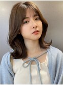 シースルーバングくびれミディアム【肥田亜沙美】